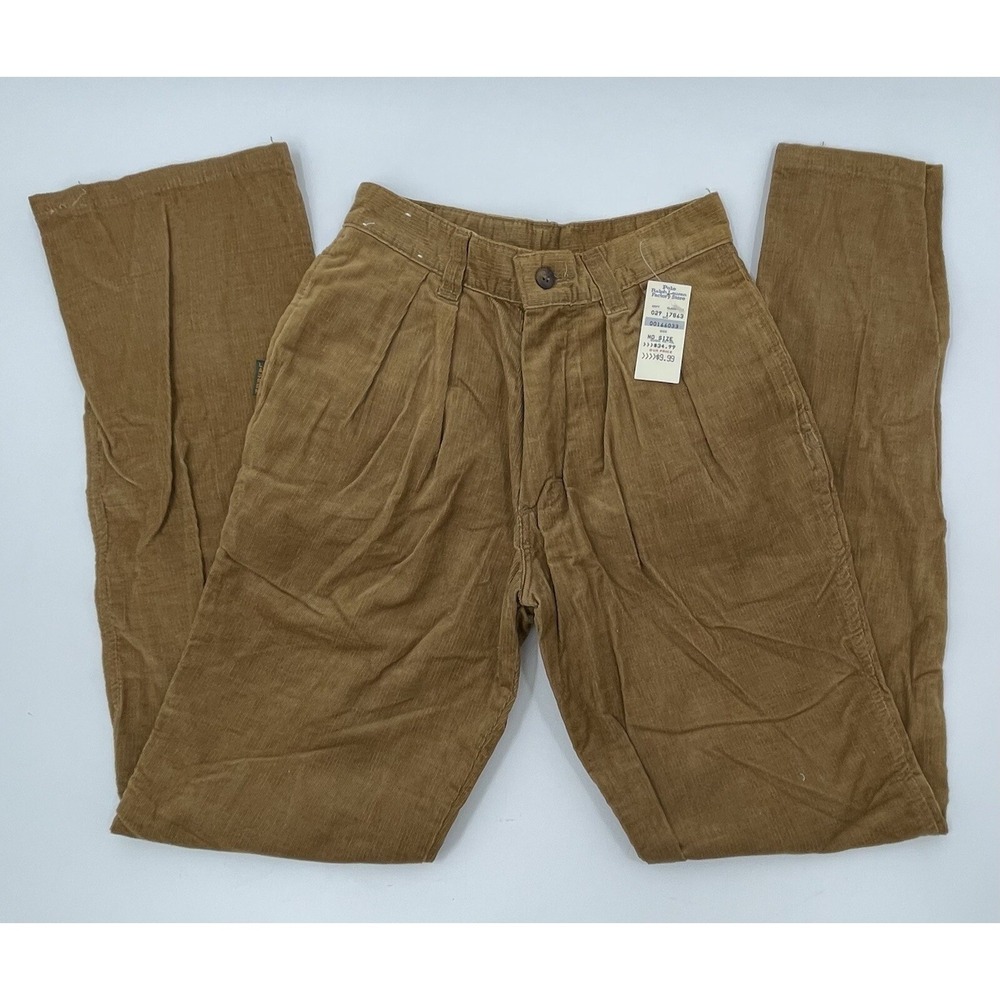 Polo Ralph Lauren Vintage 80s Pants Youth Boys 7P Corduroy 22 X 27 New NWT